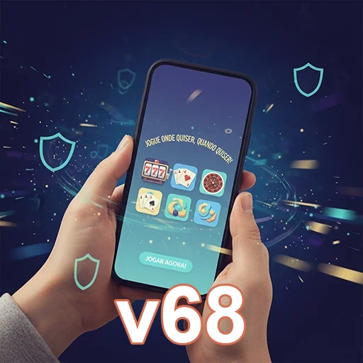 Ilustração de Explore Slots Rápidos e Recompensas VIP com v68