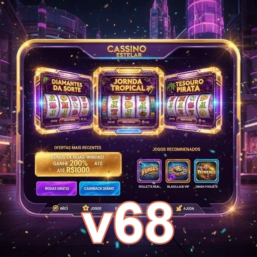 Ilustração de Experimente os Melhores Slots da v68 com Total Confiabilidade