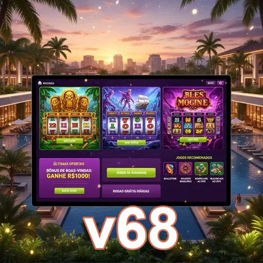 Ilustração de Aproveite as Promoções Imperdíveis no v68