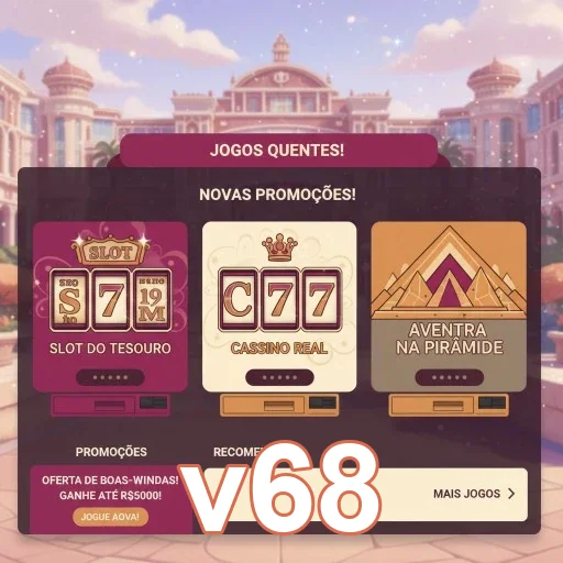 Ilustração de Aproveite as Promoções Imperdíveis no v68