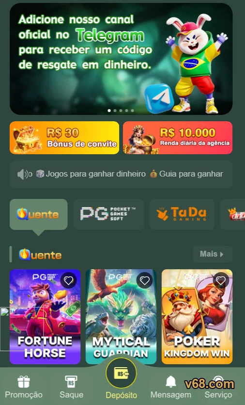 Acesso VIP ao suporte rápido no v68.com